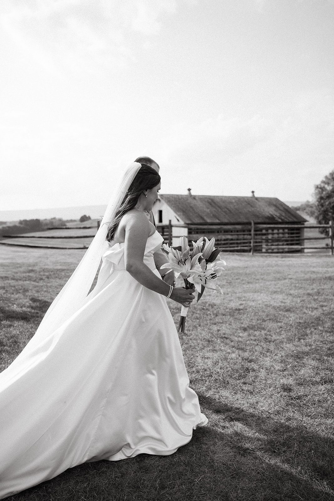 A couple just tied the knot at Olde Homestead in Lehigh Valley, PA