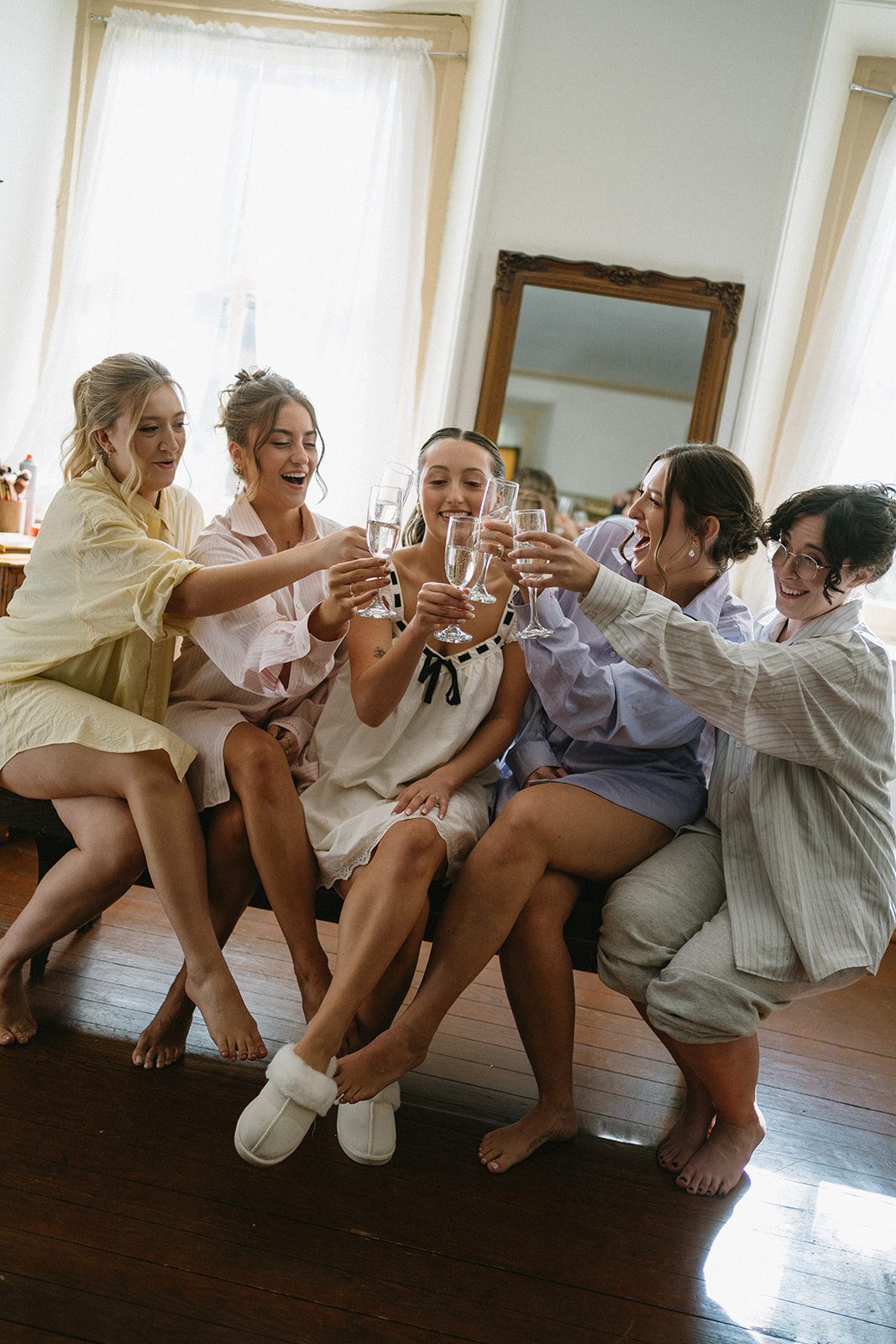 one of the most unique and cozy bridal suites with thoughtful and one-of-a-kind decor